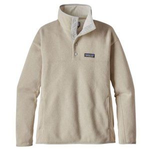 Patagonia Better Sweater Marsupial Fleece Pullover in Oyster White